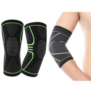 Set Genunchiera neopren + Cotiera elastica