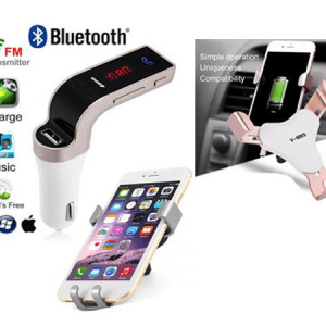 Modulator bluetooth + Suport auto universal