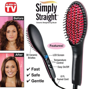 Perie de par ceramica Simply Straight