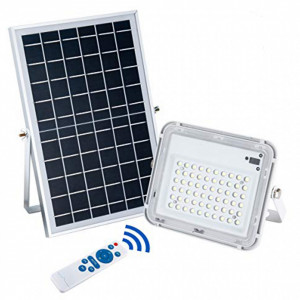 Proiector solar 120W cu panou solar si telecomanda