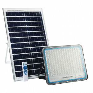 Proiector solar 300W cu panou solar si telecomanda
