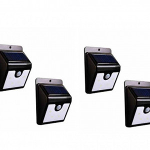 Set 4 lampi cu incarcare solara