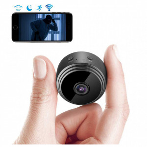 Mini camera video Wi-Fi 1080p HD, unghi 150, Senzor de miscare
