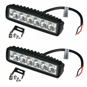 Set 2 proiector LED auto offroad 18W