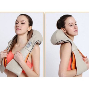 Aparat pentru masaj cervical Shiatsu cu functie de incalzire