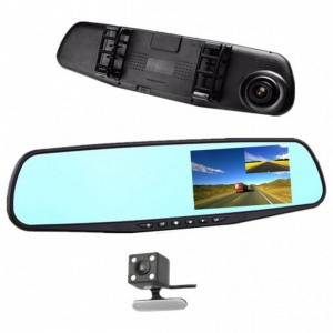 Oglinda auto cu camera fata-spate, rezolutie HD, display 3.5 inch