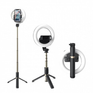 Inel trepied Selfie Stick Bluetooth, portabil