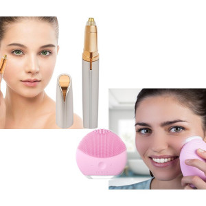 Aparat curatarea tenului + Epilator facial