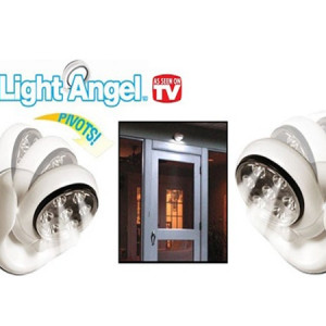 Set 2 becuri fara fir cu led si senzor de miscare