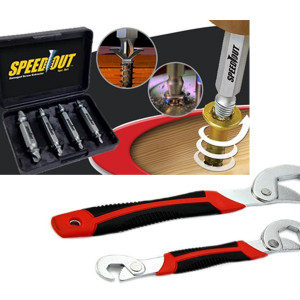 Extractoare suruburi rupte + Set 2 chei universale