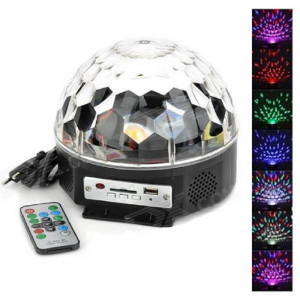 Proiector Disco Led Magic Ball cu telecomanda si Redare Audio MP3