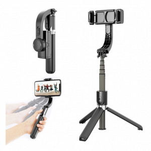 Stabilizator pentru telefoane, Gimbal L08 Bluetooth