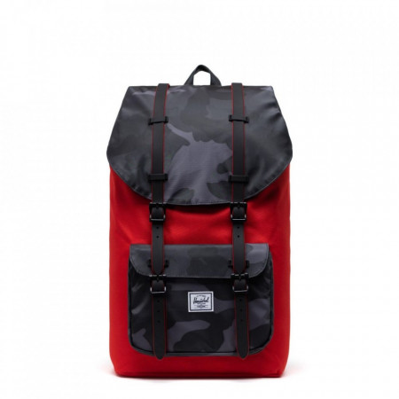 Herschel-rucsac-little-america-night-camo-rosu-25L