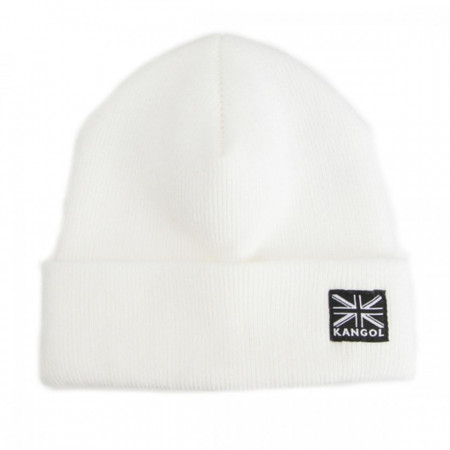 Kangol-caciula-alba-cuff