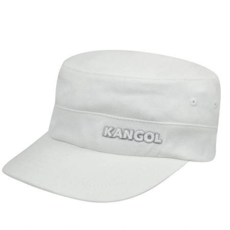 Kangol-sapca-alba-twill-army