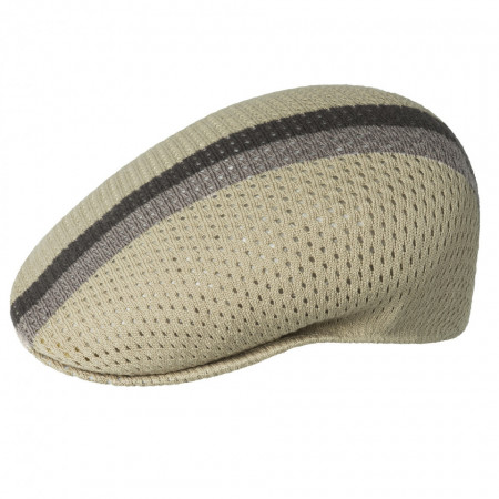 Kangol-basca-bej-mesh-stripe-504