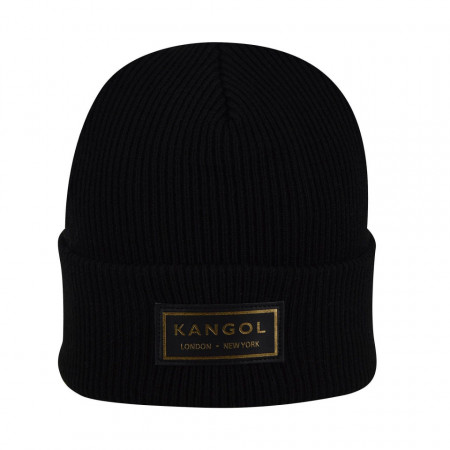 Kangol-caciula-neagra-gold-beanie