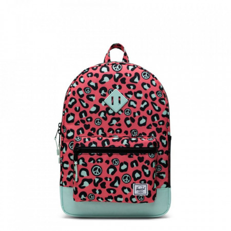 Herschel-rucsac-pentru-copii-heritage-Xl-peace-leopard-22L