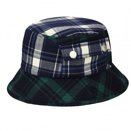 Kangol-palarie-plaid-on-plaid-bucket-multicolor