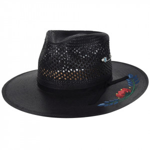 Bailey, Palarie dama western renegade merit fedora negru