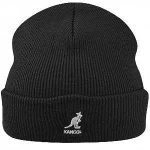 Kangol, Caciula acrylic pullon negru-alb