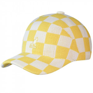 Kangol, Sapca galbena checkered tropic adj