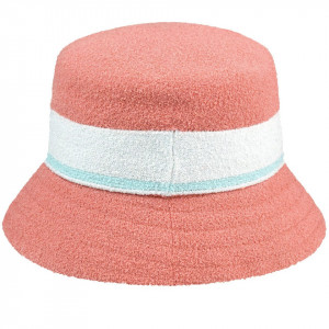 Kangol-palarie-bermuda-stripe-bucket-roz-3