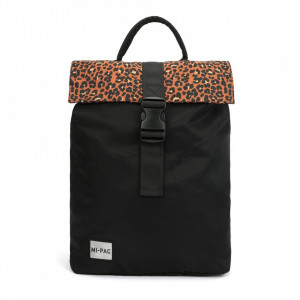 Mi-Pac, Rucsac negru day pack nylon leopard, 20L