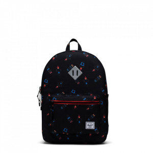 Herschel, Rucsac pentru copii heritage rocket sketch negru, 16L