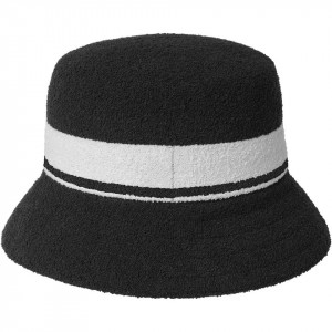 Kangol-palarie-bermuda-stripe-bucket-negru-2