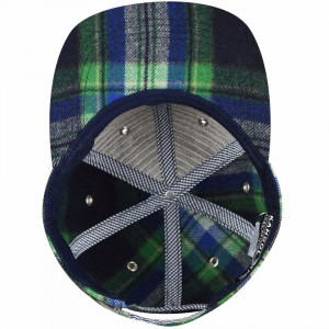 Kangol-sapca-tartan-flat-brim-navy-check-4