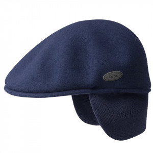 Basca Kangol Wool 504 Earlap, Bleumarin