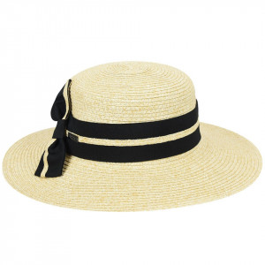 Betmar, Palarie dama claudine braided boater natural