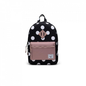Herschel, Rucsac gradinita heritage polka dot negru, 9L