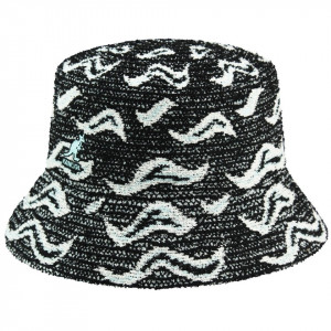 Palarie Kangol Wave Camo Bucket Negru 4