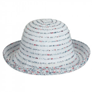 Betmar, Palarie dama reversible roll up bretton alb