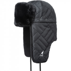Kangol, Caciula neagra quilted trapper