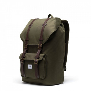 Herschel-rucsac-little-america-verde-chicory-coffee-3