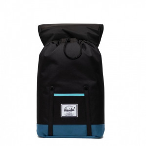Herschel-rucsac-retreat-blue-curacao-negru-sustenabil-2