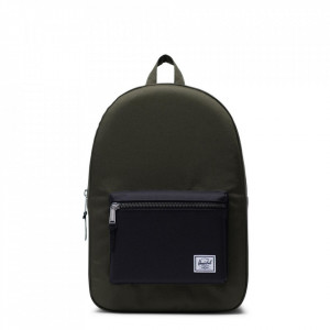 Herschel, Rucsac Settlement Verde-Negru, 23L