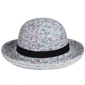 Betmar, Palarie dama reversible roll up bretton alb
