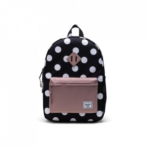 Herschel, Rucsac pentru copii heritage polka dot negru, 16L