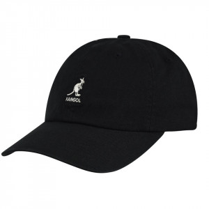 Kangol, Sapca neagra washed cotton adjustable baseball