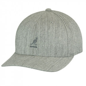 Kangol, Sapca wool flexfit baseball gri deschis