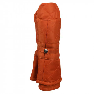Betmar, Palarie dama quilted rain bucket portocaliu
