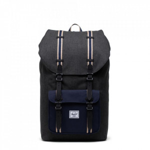 Herschel, Rucsac Little America Negru Crosshatch Peacoat
