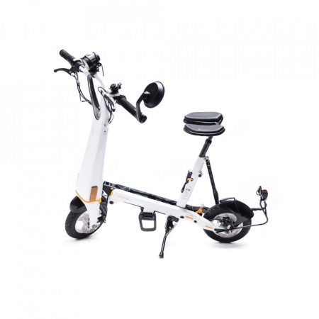 OneMile Hallo City Alb - Trotineta - Autonomie 35 Km Viteza 25 Km/h Motor 250W - Accesorii incluse - Produs Resigilat