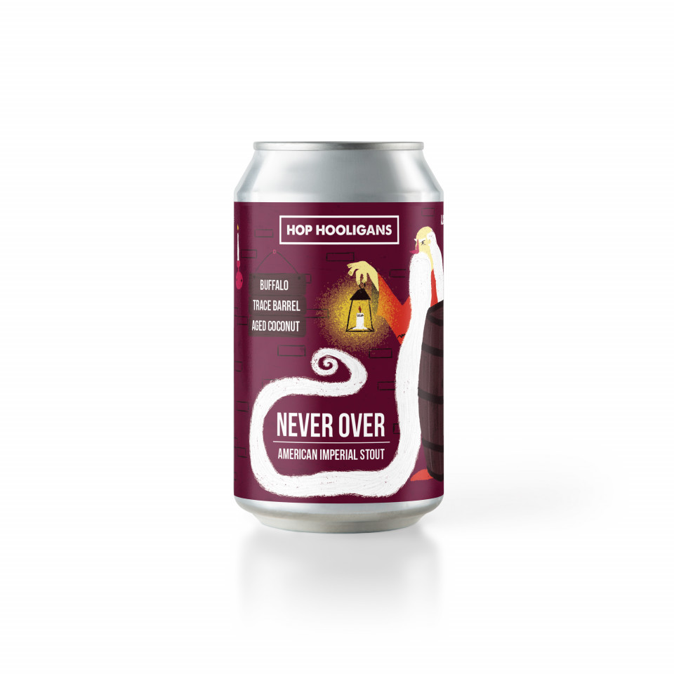 Hop Hooligans Never Over - Buffalo Trace Coconut BA - CAN