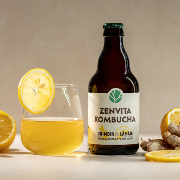 Zenvita Kombucha - Ghimbir & Lamaie