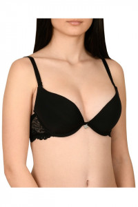 Sutien clasic, forma triunghiulara, Lemila, negru